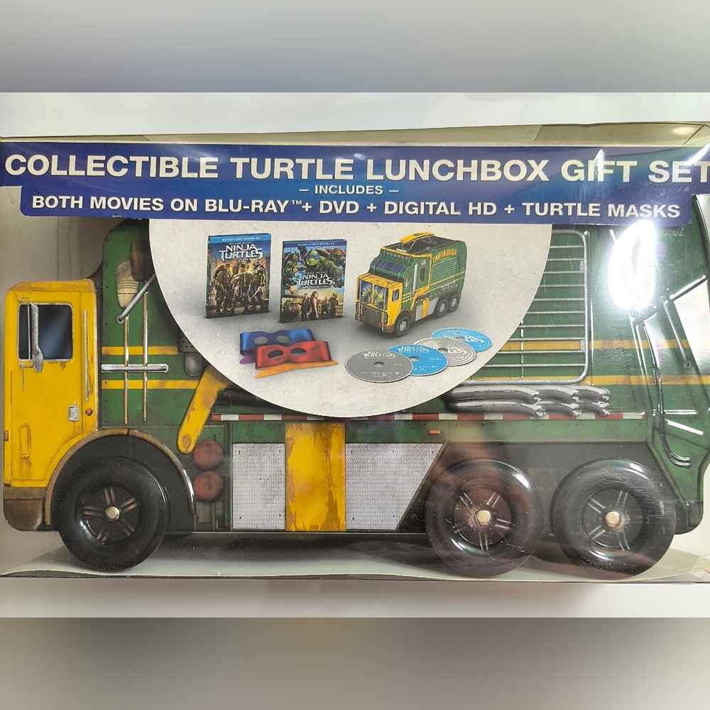 Ninja turtles lunchbox set